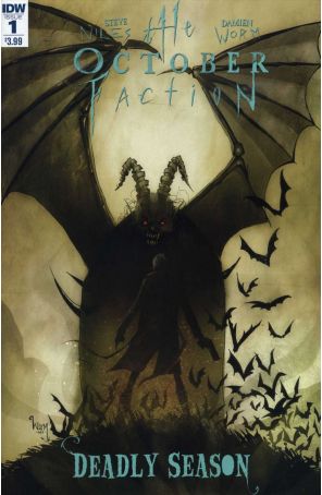 October Faction: Deadly Season 1 published by IDW with cover art by Damien Worm