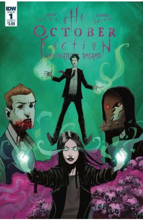 October Faction: Supernatural Dreams 1A published by IDW with cover art by Damien Worm