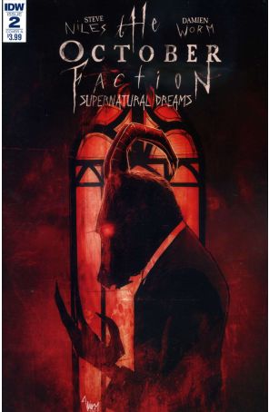 October Faction: Supernatural Dreams 2A published by IDW with cover art by Damien Worm
