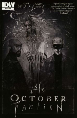The October Faction 2 published by IDW with cover art by Damien Worm