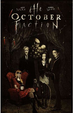 The October Faction TPB 1 (3rd) published by IDW with cover art by Damien Worm