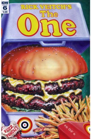 One (IDW) 6 published by IDW with cover art by Rick Veitch