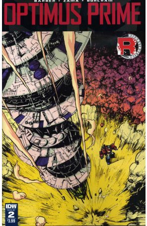 Optimus Prime 2 published by IDW with cover art by Kei Zama