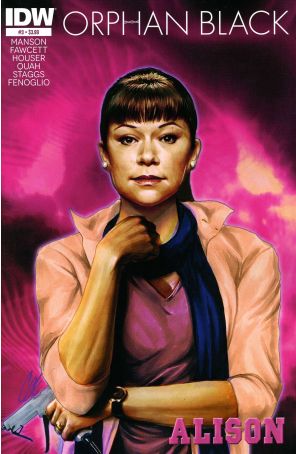 Orphan Black 3 published by IDW with cover art by Cat Staggs
