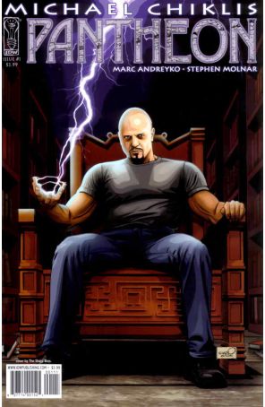Pantheon 1 published by IDW with cover art by Sharp Brothers