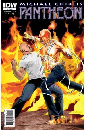 Pantheon 5 published by IDW with cover art by Sharp Brothers