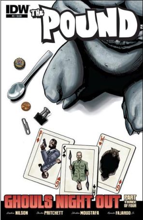 Pound: Ghouls Night Out 3 published by IDW with cover art by Ibrahim Moustafa