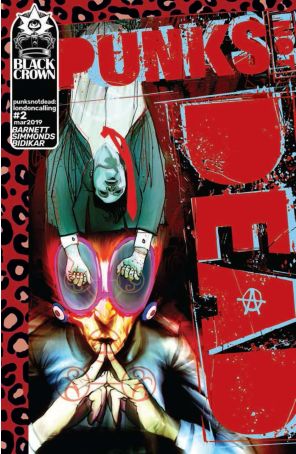 Punks Not Dead: London Calling 2 published by IDW with cover art by Martin Simmonds