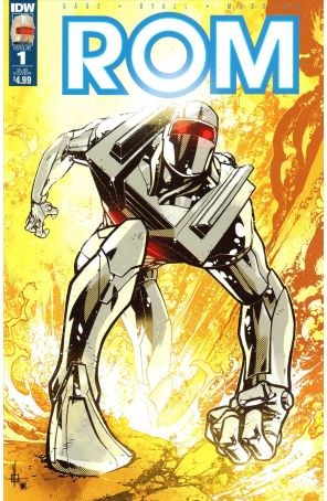 ROM (IDW) 1A published by IDW with cover art by Zach Howard