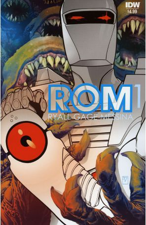 ROM (IDW) 1 published by IDW with cover art by J. H. Williams