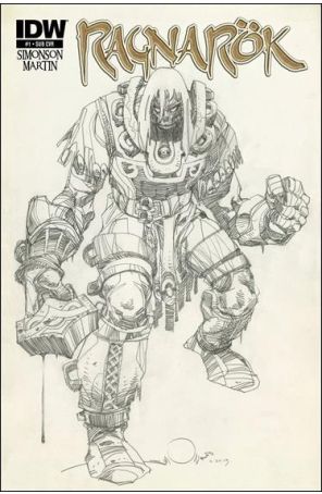 Ragnarok (IDW) 1A published by IDW with cover art by Walt Simonson