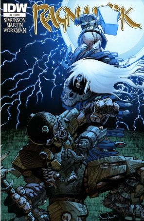 Ragnarok (IDW) 4 published by IDW with cover art by Walt Simonson