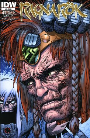 Ragnarok (IDW) 5 published by IDW with cover art by Walt Simonson