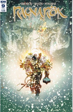 Ragnarok (IDW) 9A published by IDW with cover art by Bill Sienkiewicz