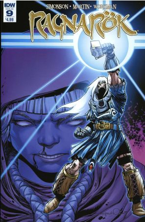 Ragnarok (IDW) 9 published by IDW with cover art by Walter Simonson
