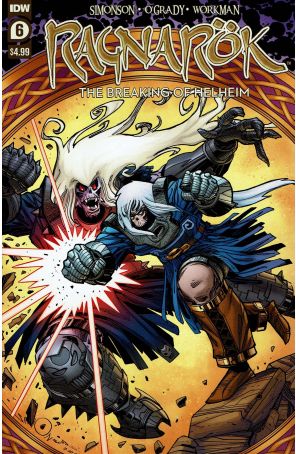 Ragnarok: The Breaking of Helheim 6A published by IDW with cover art by Walter Simonson