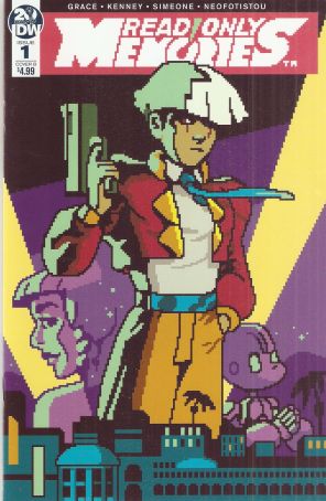 Read Only Memories 1B published by IDW with cover art by Stefano Simeone