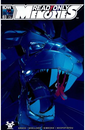 Read Only Memories 3A published by IDW with cover art by Stefano Simeone