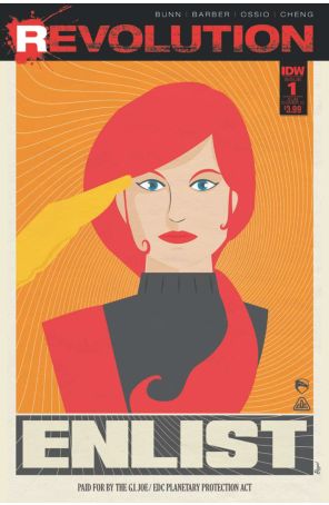 Revolution 1C published by IDW with cover art by James Biggie