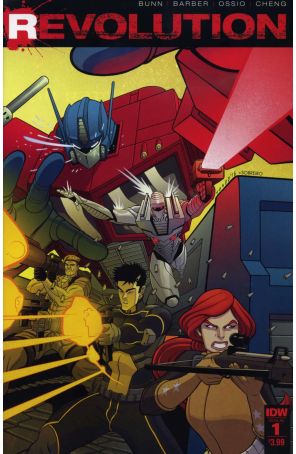 Revolution 1 published by IDW with cover art by Tradd Moore