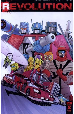 Revolution 2 published by IDW with cover art by Tradd Moore