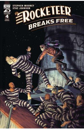 Rocketeer: Breaks Free 4A published by IDW with cover art by Doug Wheatley