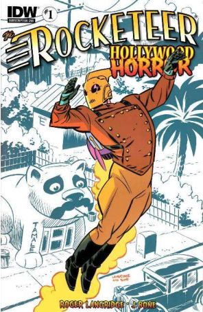 Rocketeer: Hollywood Horror 1B published by IDW with cover art by Jason Bone