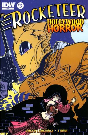 Rocketeer: Hollywood Horror 3 published by IDW with cover art by Walt Simonson