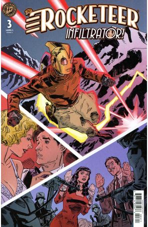 The Rocketeer: Infiltrator! 3A published by IDW with cover art by Dean Kotz