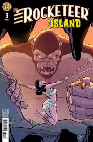 Rocketeer: The Island 3A published by IDW with cover art by Jacob Edgar