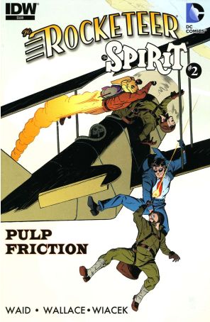Rocketeer/The Spirit: Pulp Friction 2 published by IDW with cover art by Paul Smith
