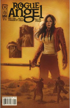 Rogue Angel: Teller of Tall Tales 1 published by IDW with cover art by Rebecca A. Wrigley