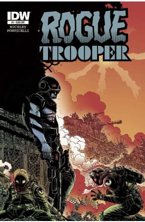 Rogue Trooper (4th Series) 1B published by IDW with cover art by James Stokoe