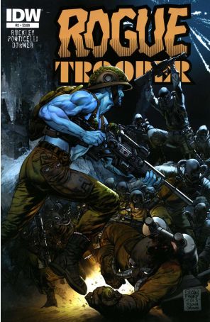 Rogue Trooper (4th Series) 2 published by IDW with cover art by Glenn Fabry