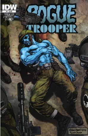Rogue Trooper (4th Series) 4 published by IDW with cover art by Glenn Fabry