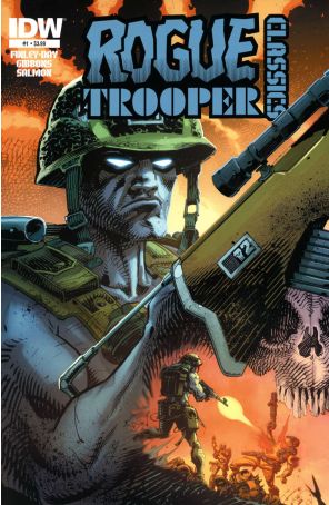 Rogue Trooper Classics 1 published by IDW with cover art by John McCrea