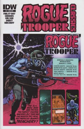 Rogue Trooper Classics 3A published by IDW with cover art by Mike Dorey