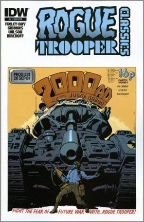 Rogue Trooper Classics 4A published by IDW with cover art by Dave Gibbons