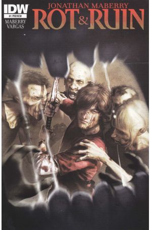 Rot And Ruin Ashcan 1 published by IDW with cover art by Alex Ronald