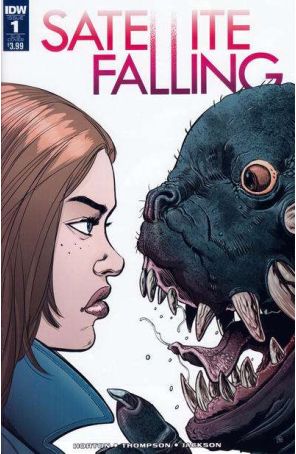 Satellite Falling 1A published by IDW with cover art by P. J. Holden