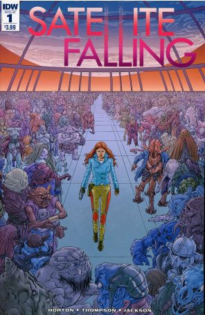 Satellite Falling 1 published by IDW with cover art by Stephen Thompson