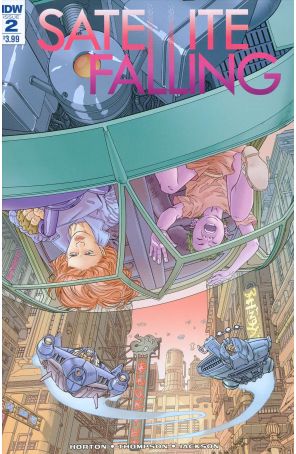 Satellite Falling 2 published by IDW with cover art by Stephen Thompson