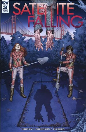 Satellite Falling 3 published by IDW with cover art by Stephen Thompson