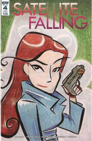Satellite Falling 4A published by IDW with cover art by Tom Beland