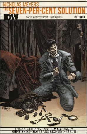 The Seven-Per-Cent Solution 3 published by IDW with cover art by Kelley Jones