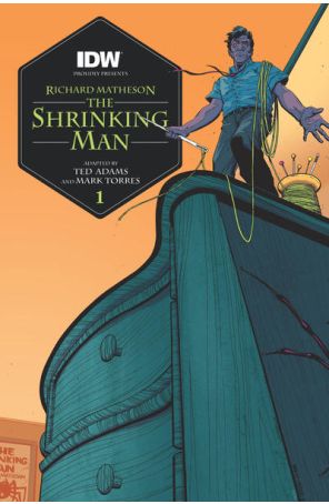 The Shrinking Man 1B published by IDW with cover art by Mark Torres
