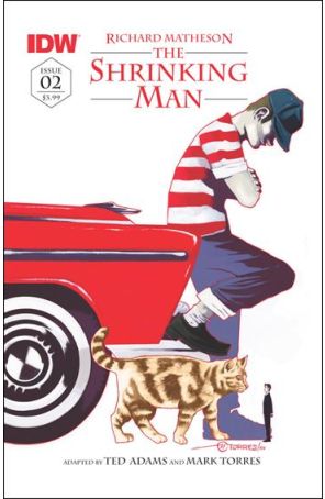 The Shrinking Man 2A published by IDW with cover art by Mark Torres