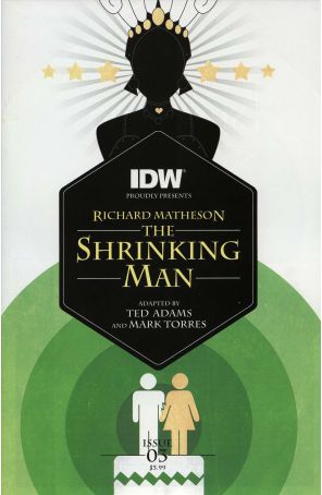 The Shrinking Man 3 published by IDW with cover art by Mark Torres
