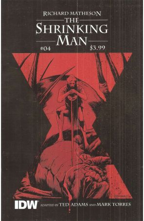 The Shrinking Man 4A published by IDW with cover art by Mark Torres