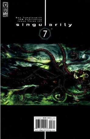Singularity 7 3 published by IDW with cover art by Ben Templesmith
